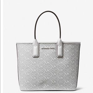 NEW Michael Kors Jodie Small Logo Jacquard Tote Bag